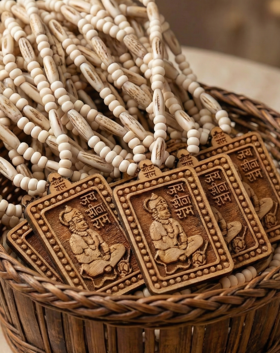 Premium Bageshwar Dham Sarkar Tulsi Mala (Buy 1 Get 1 Free)